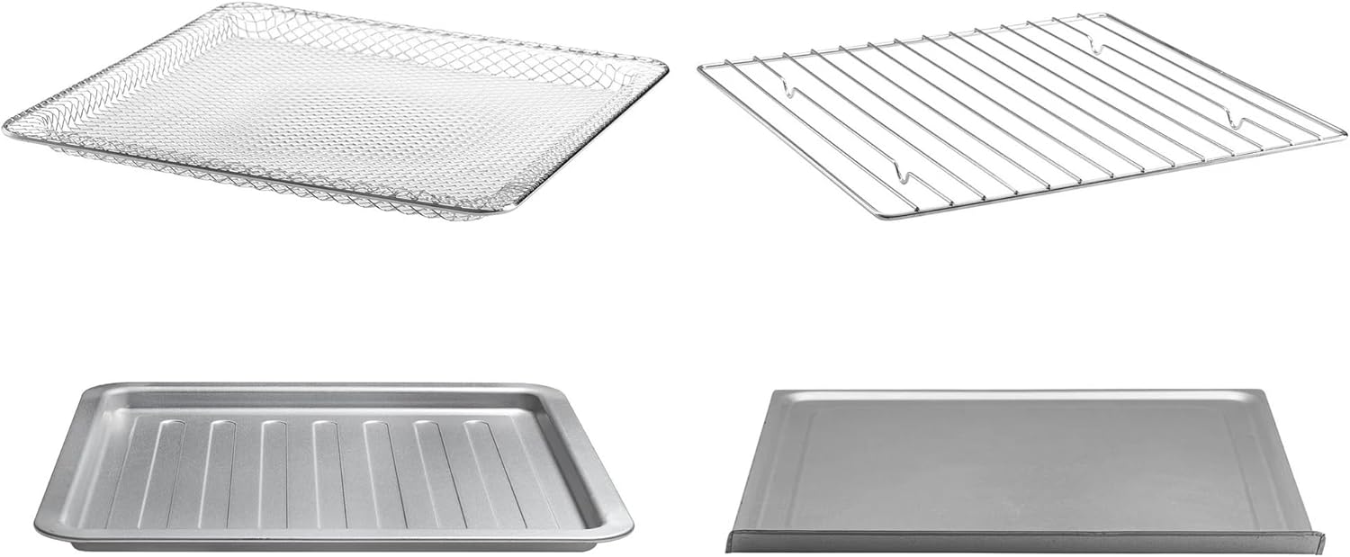 Gourmias GTF2440 Digital Toaster Oven Air Fryer 1700W – 19 Presets, FryForce 360 Tech, French Doors, 6-Slice Capacity, 12