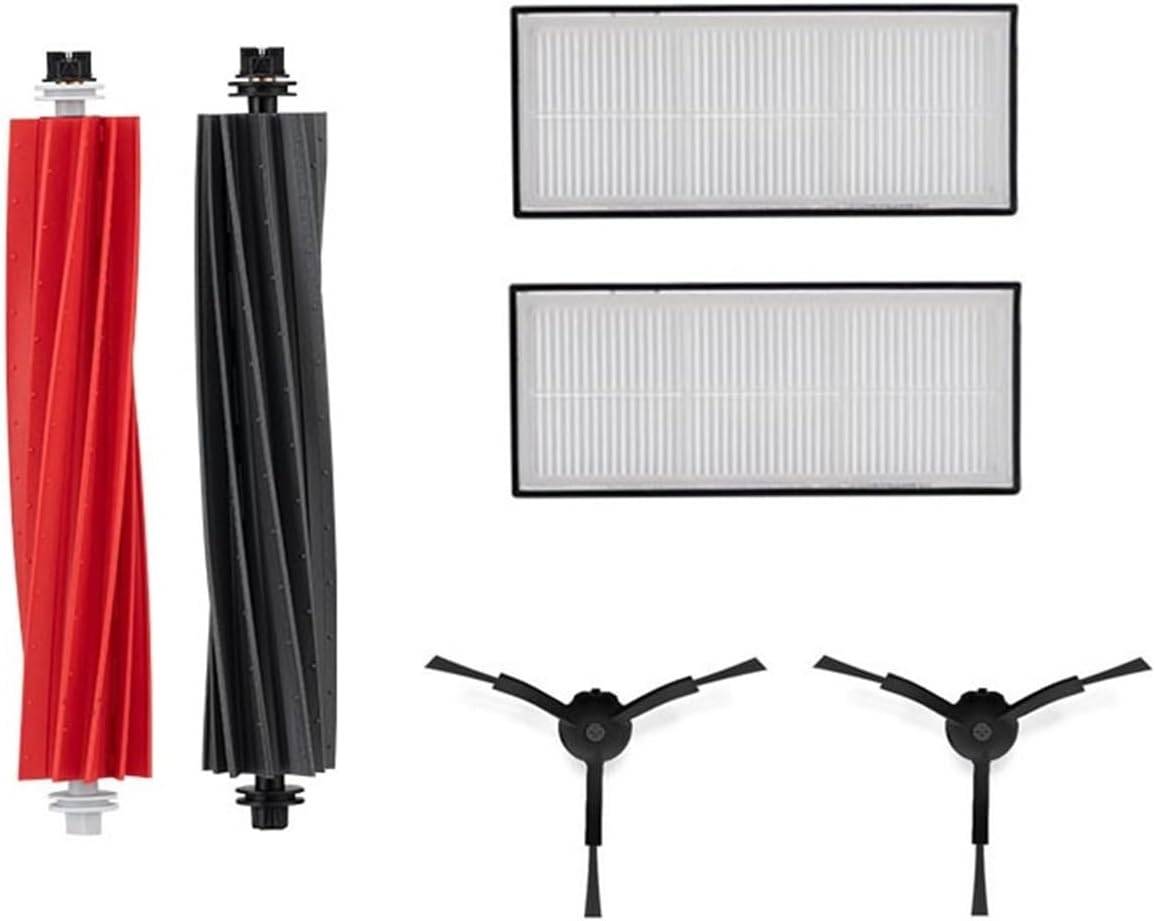 Duo Roller Main Side Brushes Mop Cloths，HEPA Filters Dust Bags Accessories ，Compatible for Xiaomi(Set 11)