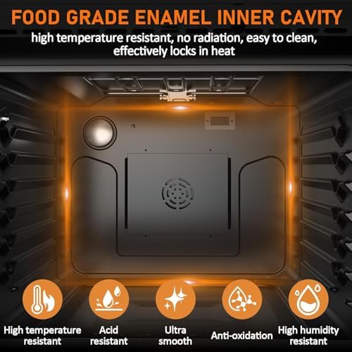 Wall Oven 30 Inch, 4.8 Cu.ft Built-in Single Convection Oven with Broil, Bake, Roast, LED Touch Control, Self-Cleaning, Timer, Muti-Function Electric Wall Ovens for Kitchen Cabinetry