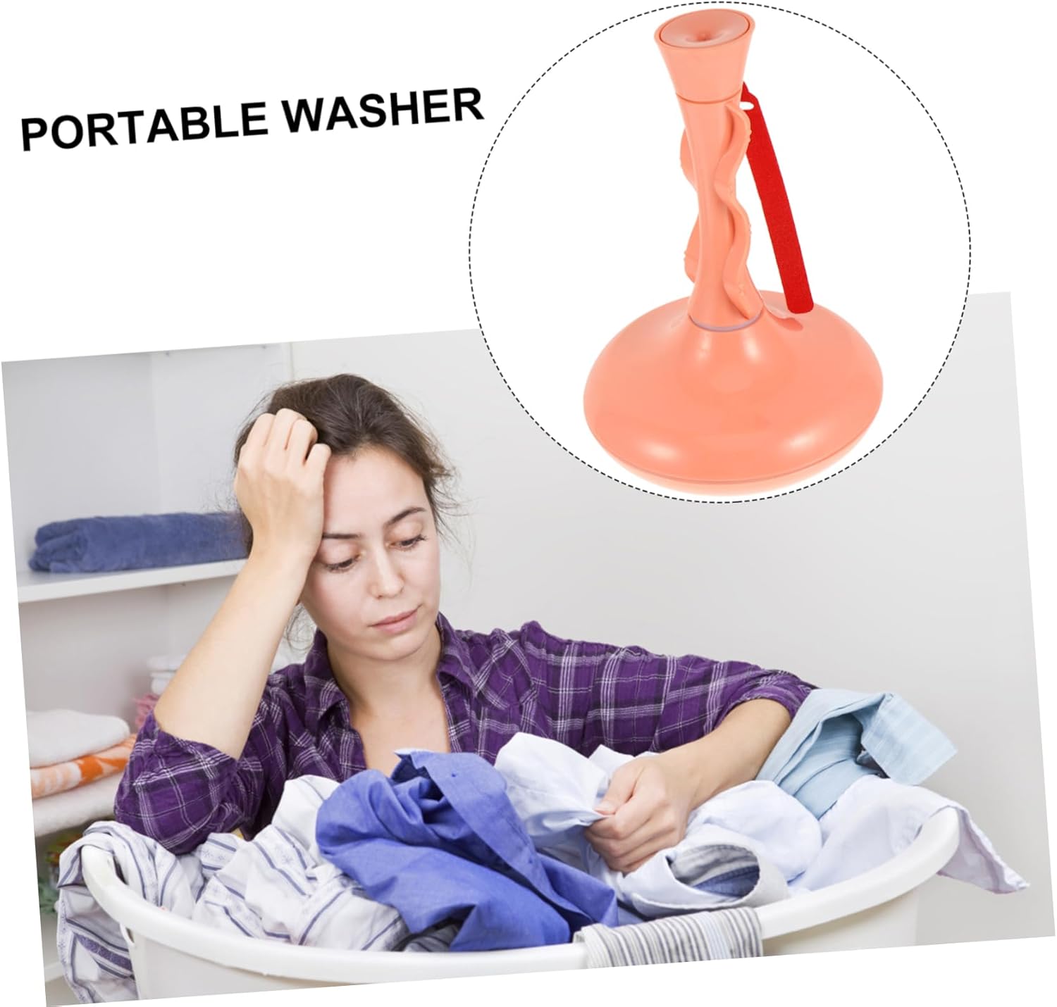 Portable Sonic Washer Mini Washing Machine High Power Turbine for Travel Camping and Dorm Use Compact Clothes Washer for Socks Underwear Towels