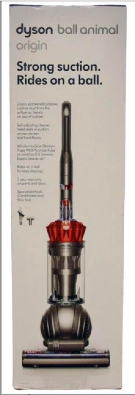 Dyson 247661-01 Slim Ball Origin Upright Vacuum, Red