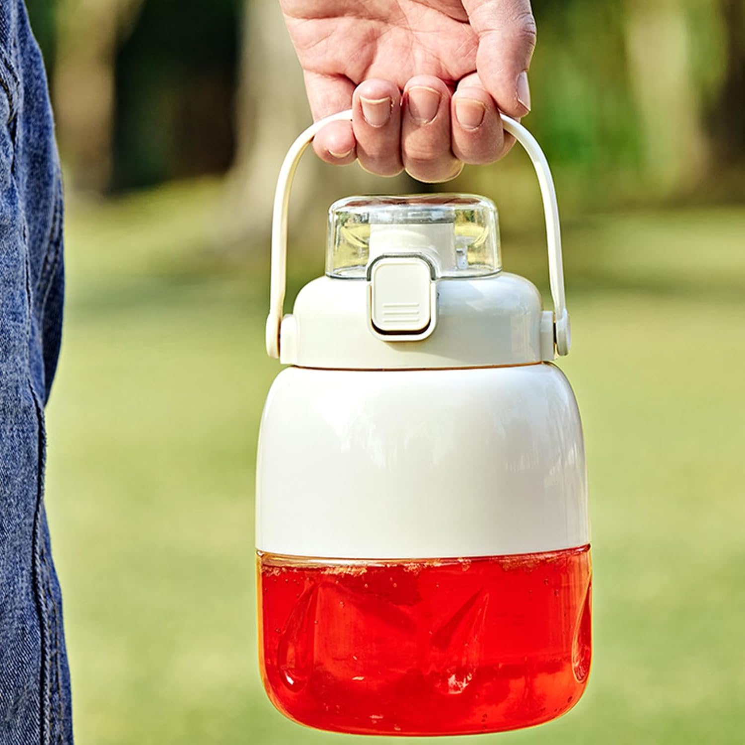 Cordless Blender Cup - Portable Juicer Bottle, 800ml Fruit Mixer | Electric Smoothiee Maker Machine, Rechargeable Citrus Press for Daily Drinks with Strong Power Orange Lemon Lime Use Accessoire