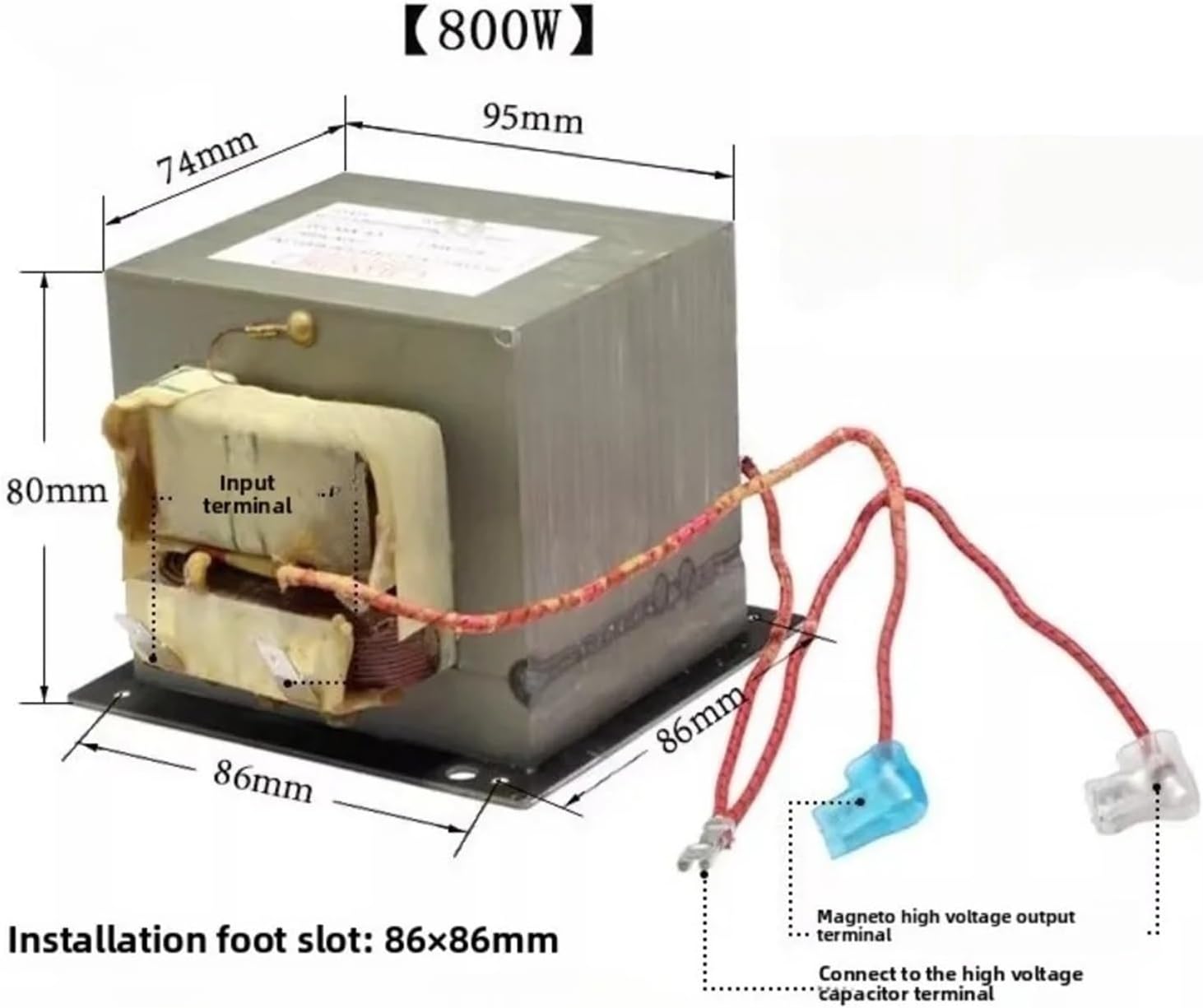 For Microwave Oven 801EMR-1 230V 50Hz 800W Replacement Parts
