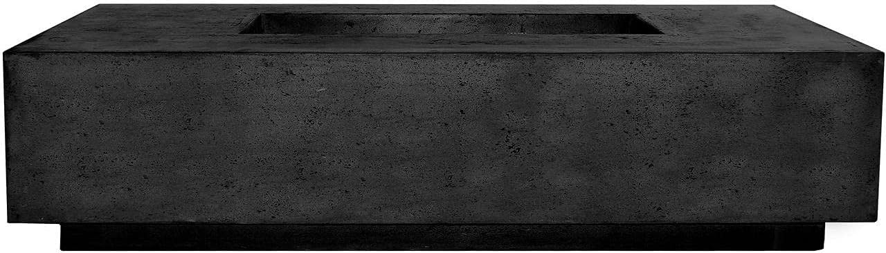 Prism Hardscapes Tavola 8 Fire Table in Ebony - NG