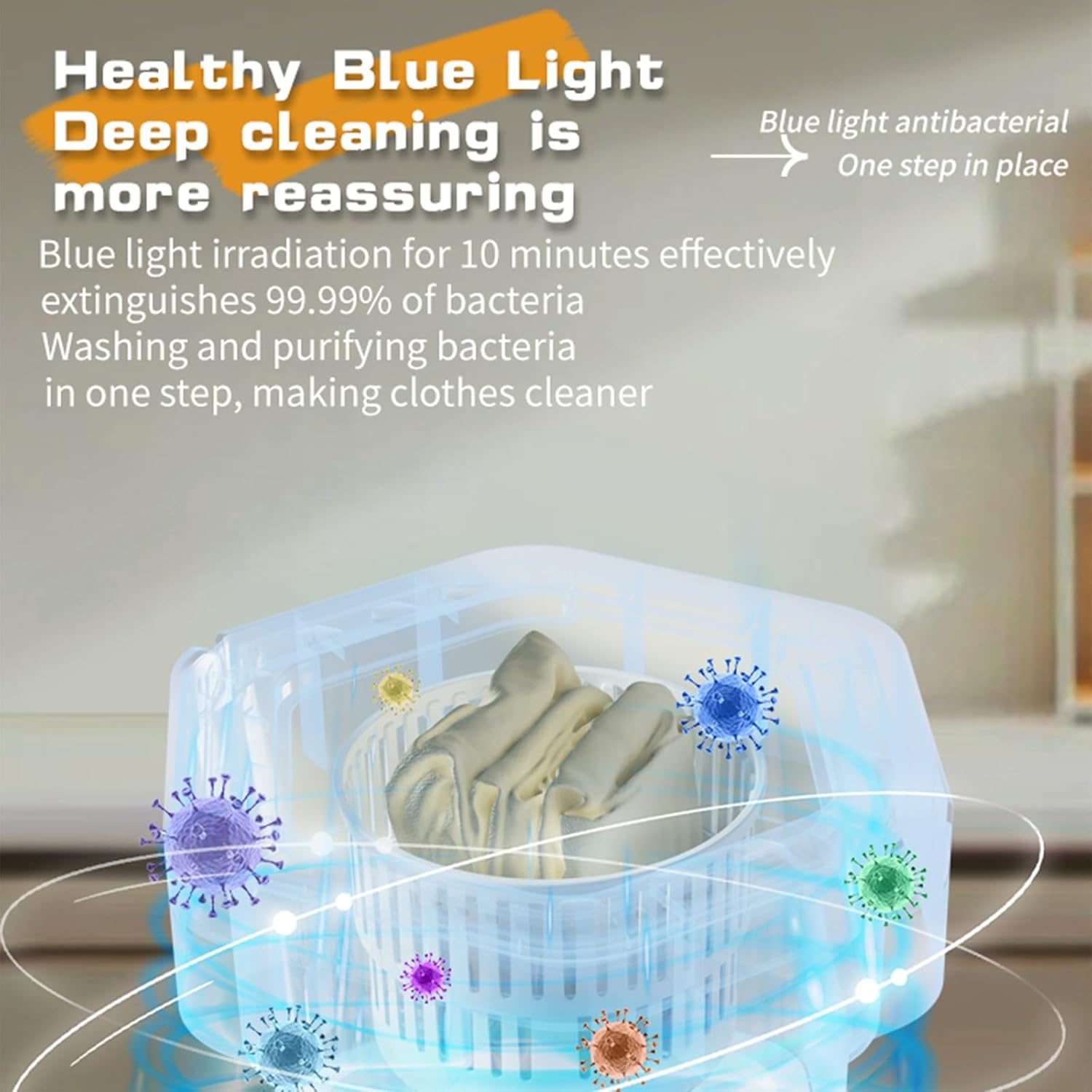 Portable Automatic Washer Foldable Washing Machine For Travel And Home Use Space Saving Garment Energy Efficient Dryer Washer