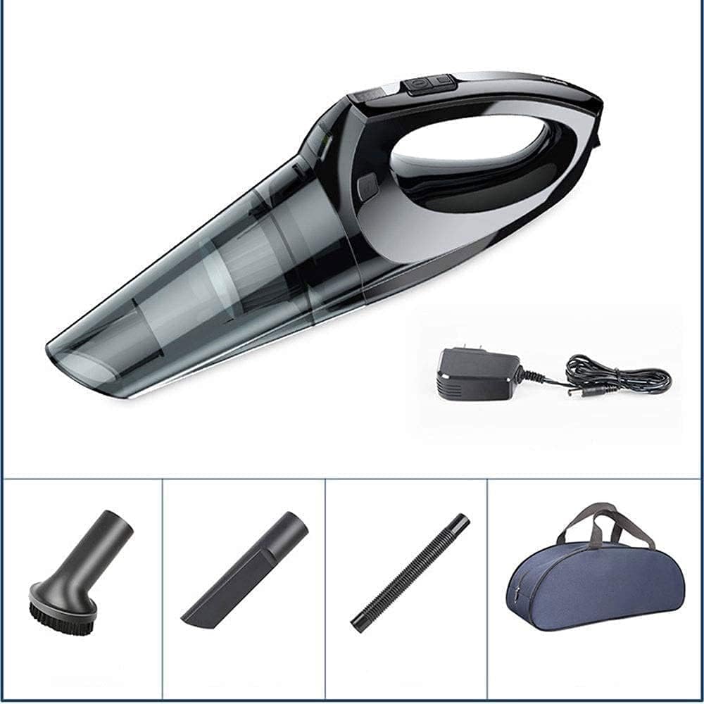 Handheld Vacuum Cordless, Portable Car Vacuum Cordless, Mini Car Vacuum, Powerful Suction, Small Vacuum Cleaner for Pet Hair, Dust, Home and Car Cleaning