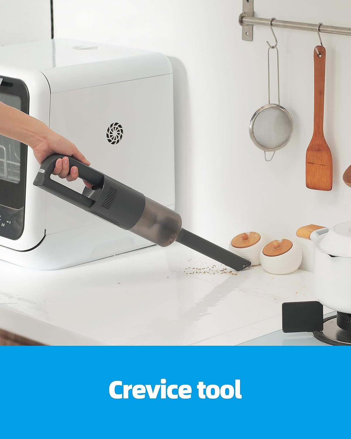 Brigii Pet Hair Vacuum with Anti-Tangle Hair Tool, Cordless Stairs Vacuum, 14KPa Handheld Vacuum with BRUSHLESS DC Motor, Triple Air Filtration System, USB-C Rechargeable H5-Wall Mount