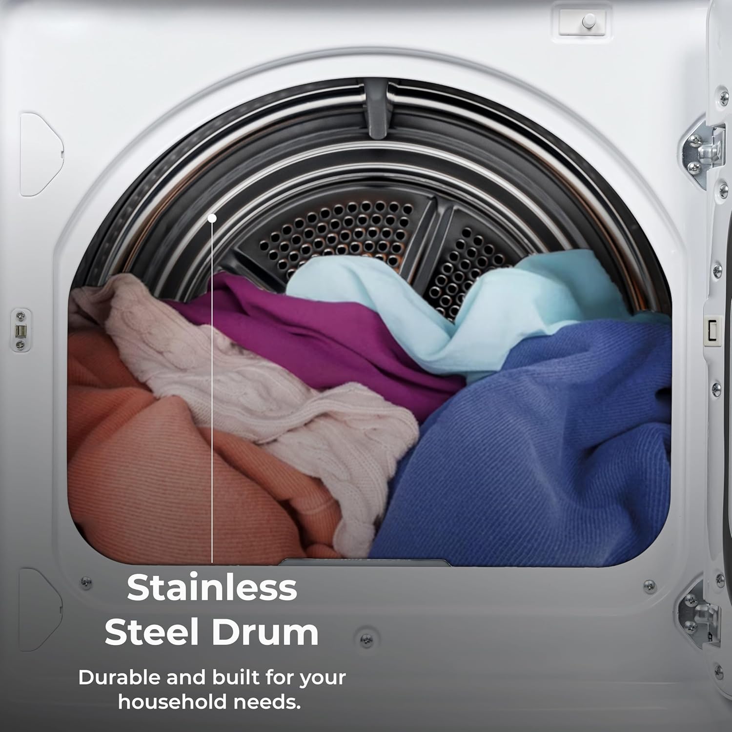 Kenmore 7.0 cu. ft. Front Load Gas Dryer - with Guard to Reduce Wrinkles & Static - Smart Sensor Drying - LED - White