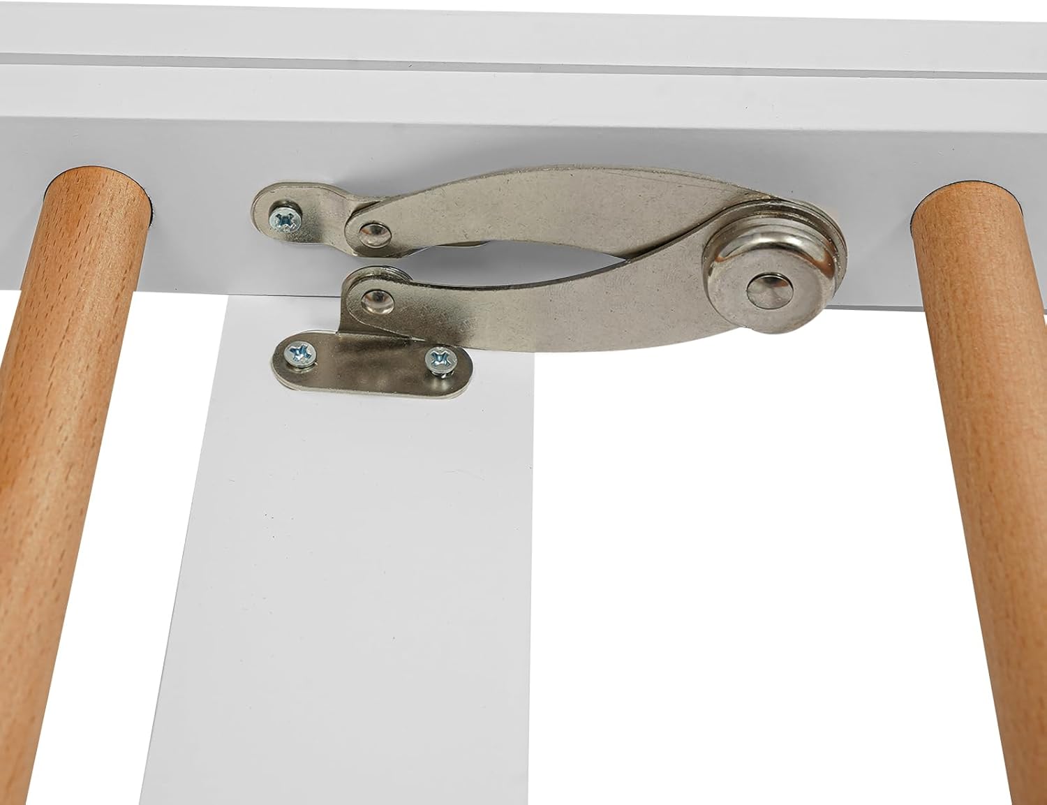 Wall Mounted Drying Rack, Modern Foldable Wooden Laundry Drying Rack, 5 Hanging Rods Laundry Dryer Rack, Space-Saving Door Mount Clother Organizer for Bathrooms, Bedrooms