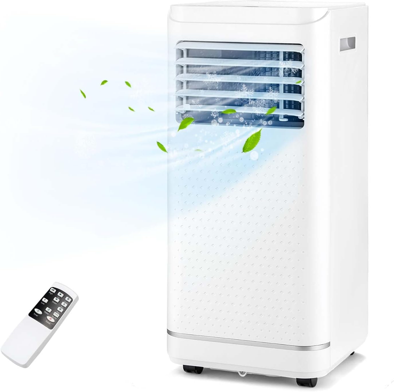 SIMOE Air Conditioner Portable 8000BTU, AC Portable Air Conditioner for Room, Cools up to 250 Sq. Ft, with Dehumidifier & Fan Mode, Sleep Mode, 24H Timer, LED Display, Child Lock, Remote Control