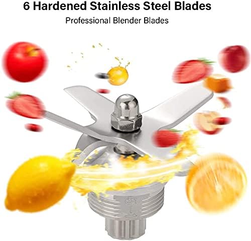 Professional Countertop Blender with 1400-Watt Base, Smoothie Blender,Built-in Timer,High Power Blender 2L Cups for Frozen Drinks,Shakes and Smoothies