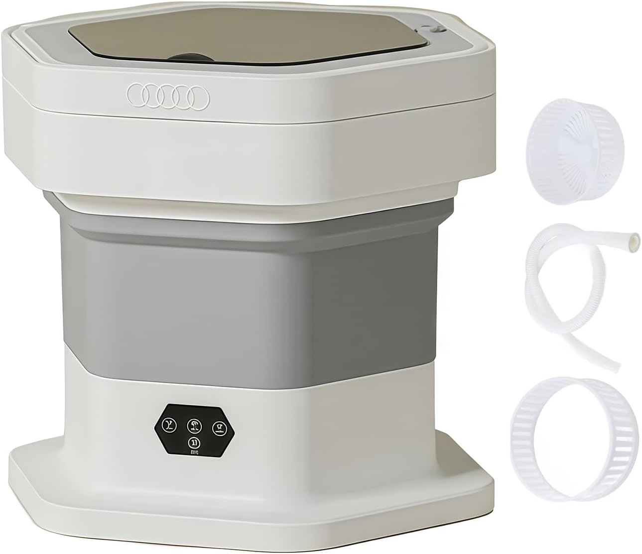 Portable Washing Machine, Portable Washer and Dryer, Small Collapsible Laundry for Travel, Large Capacity Foldable Mini Washing Machine for Apartment, Dorm, Camping, RV,