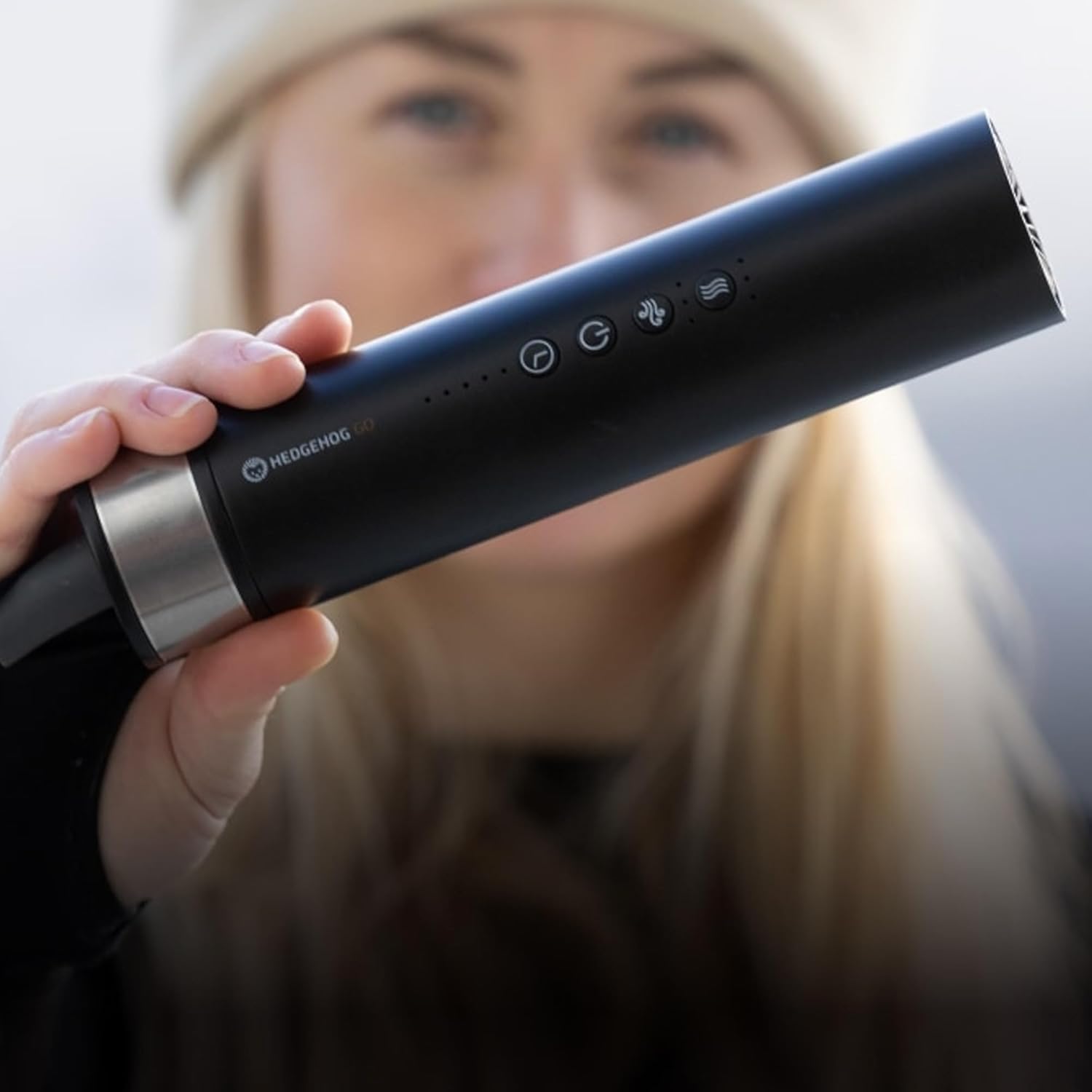 Hedgehog GO Portable Shoe & Gear Dryer – 105,000 RPM High-Speed Travel Boot & Glove Dryer | Compact 350g Lightweight Design | Dual-Voltage (100–240V), Adjustable Heat & Timer