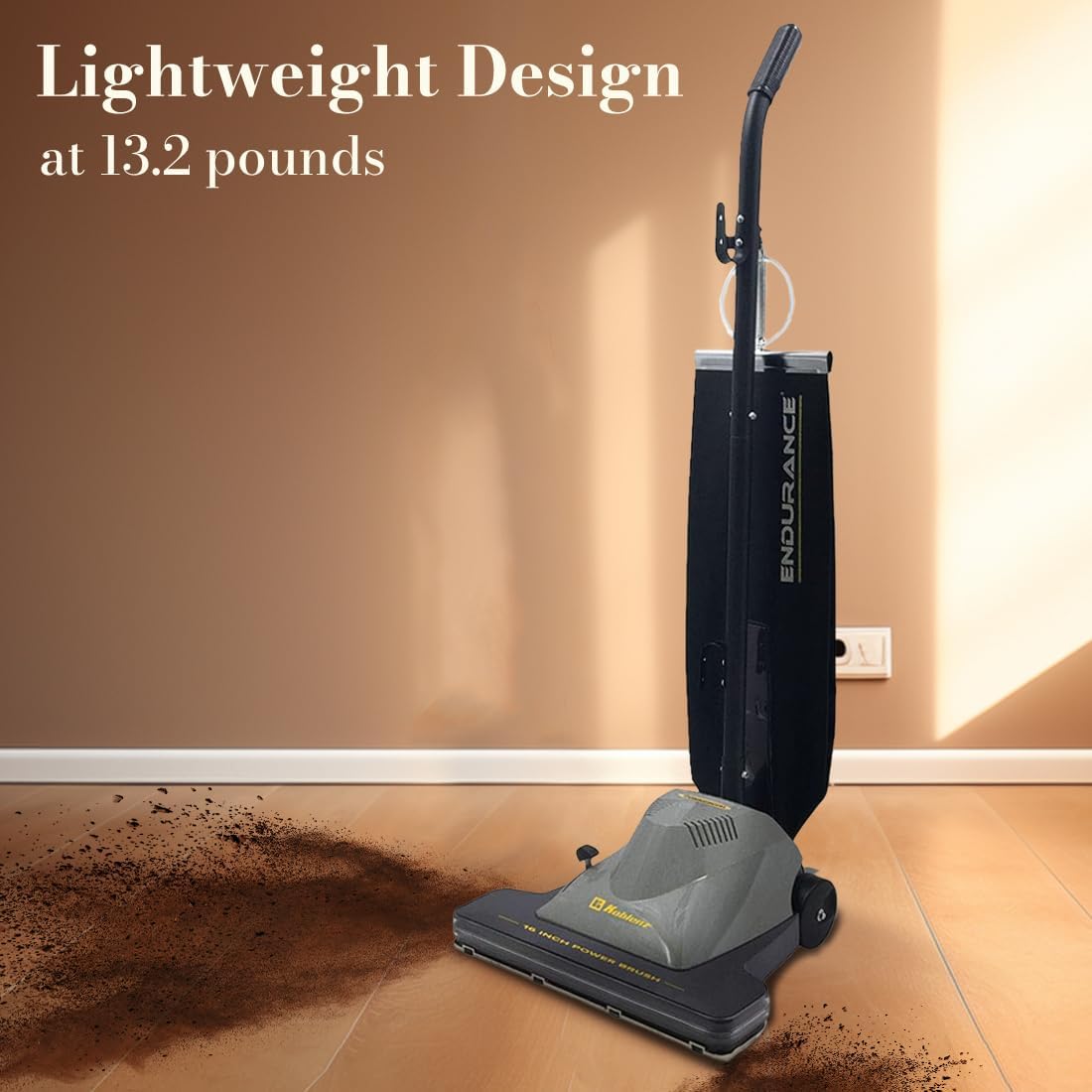 Koblenz Commercial Upright Vacuum Cleaner, Corded Vacuum Cleaner with 1000-watt Motor and ABS Construction, Includes Various Accessories, U-90 Endurance, 13.2 Pounds