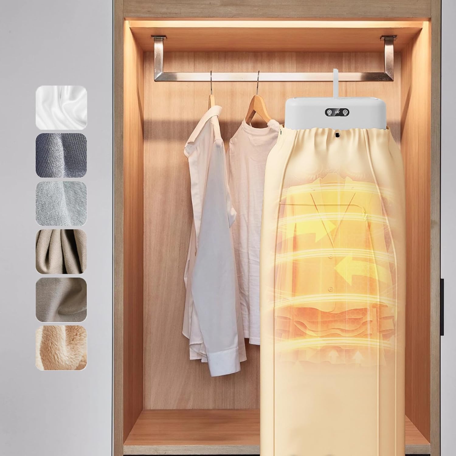 Portable Clothes Dryer - Small Dryer With Dry Bag, Quiet Fast-Drying Machine With Adjustable Timer, Compact Energy-Efficient Laundry Dryings Machines For Apartments For Apartments, Travel & Small