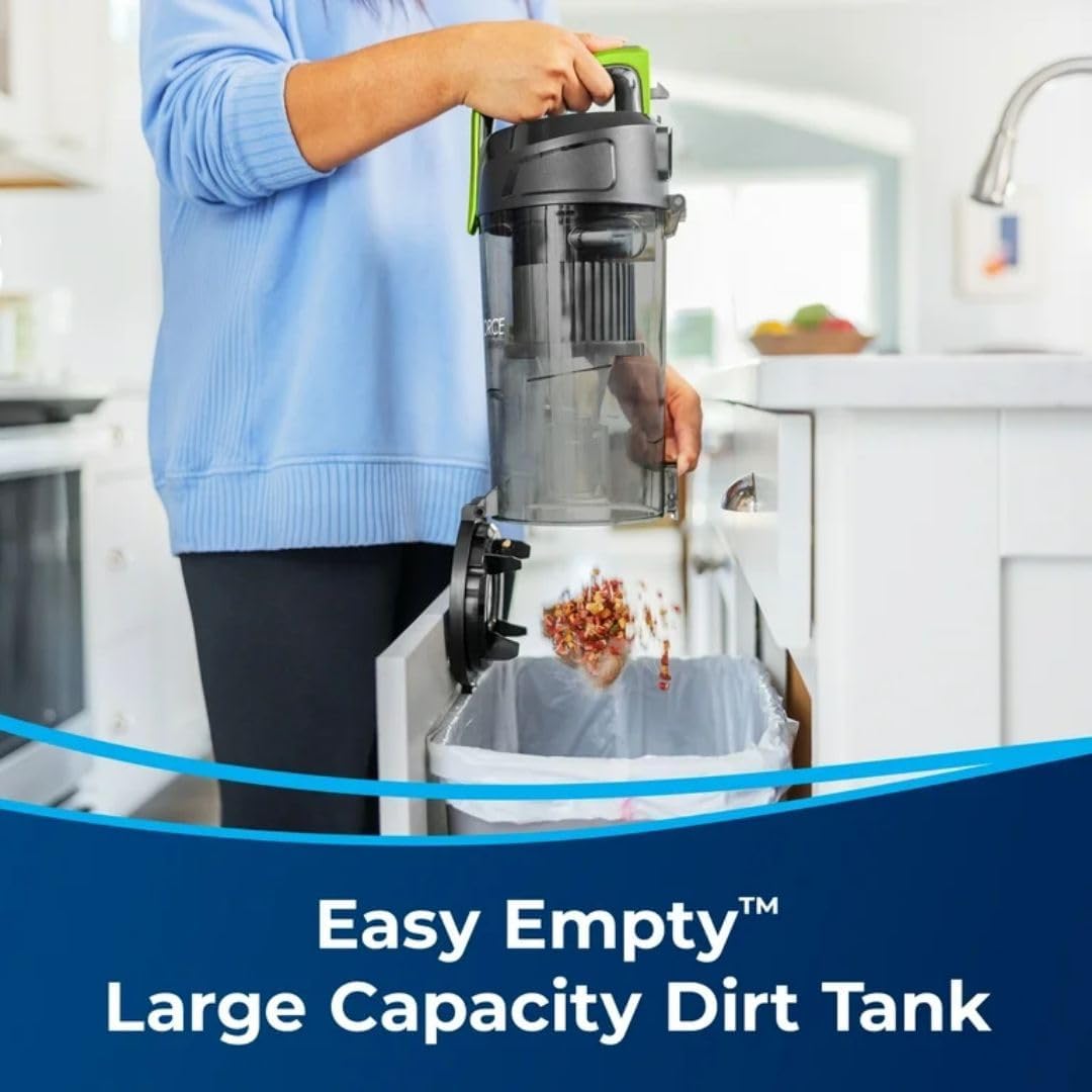 BIISSEELL PowerForce Helix Turbo Rewind Pet Upright Vacuum High Suction for Deep Cleaning