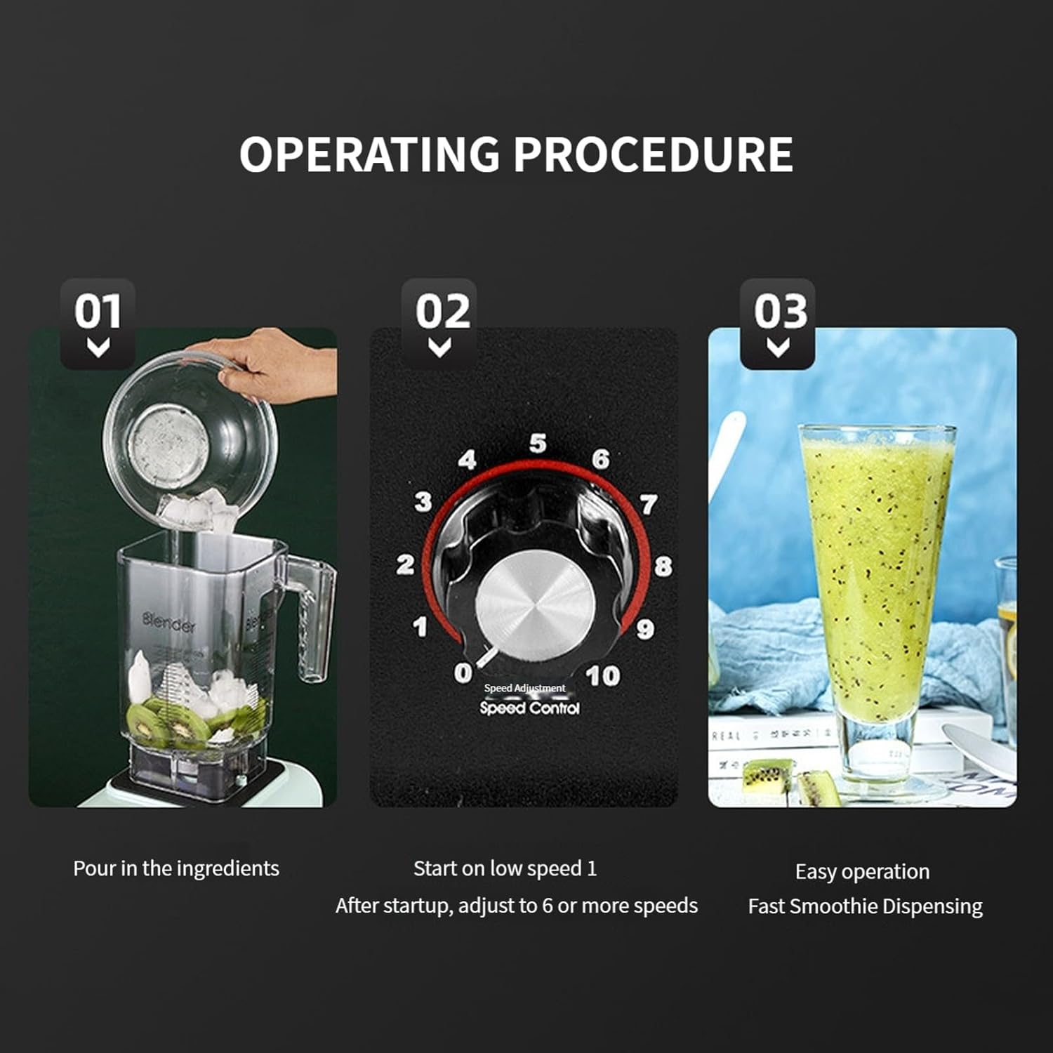 Professional High Speed Countertop Blender With 8 Durable Stainless Steel Blades, 2L BPA Free Blender For Shakes And Smoothies, Nuts, Ice And Fruits (Color : Pink, Size : 110V)