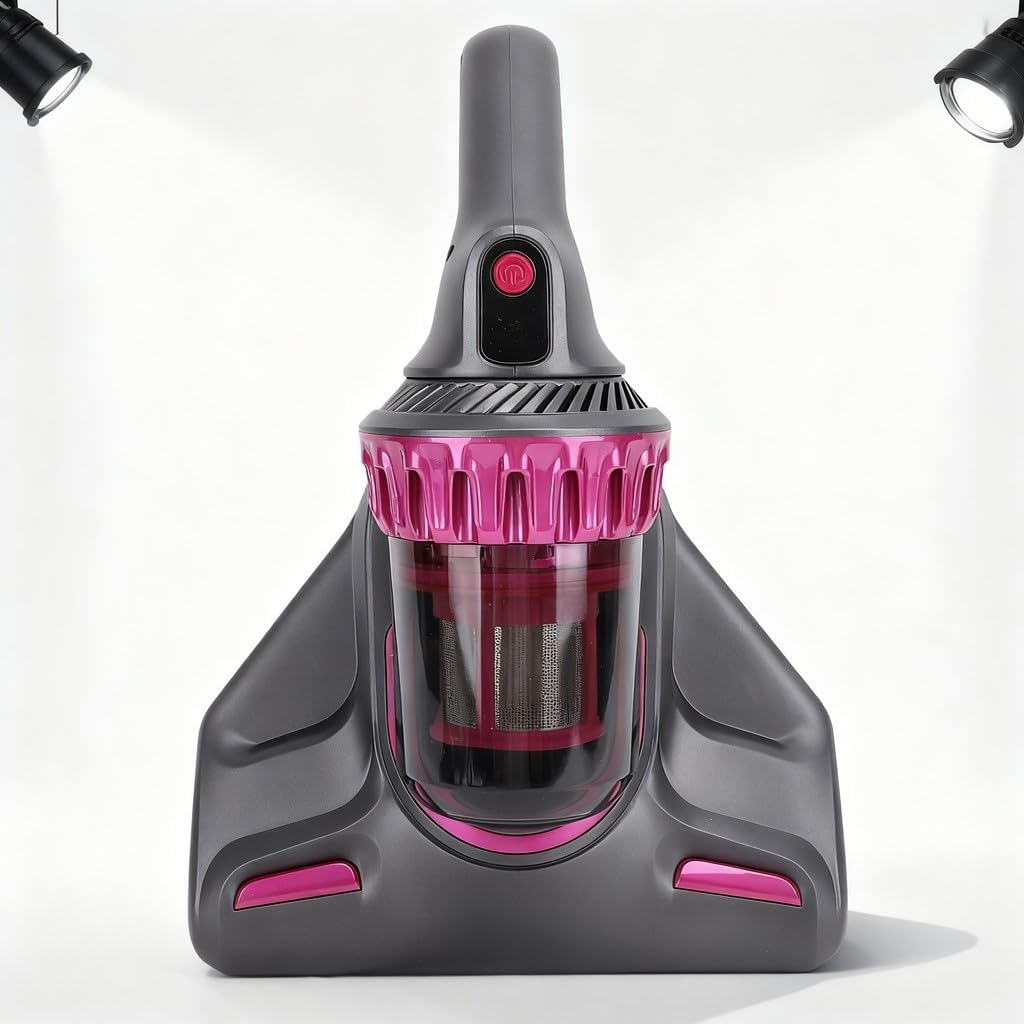 Mattress Vacuum Cleaner Cordless 3 in 1 Handheld 10Kpa Strong Suction Gray - Vibration, Dual Beat Technology, Upholstery and Sofa Cleaning