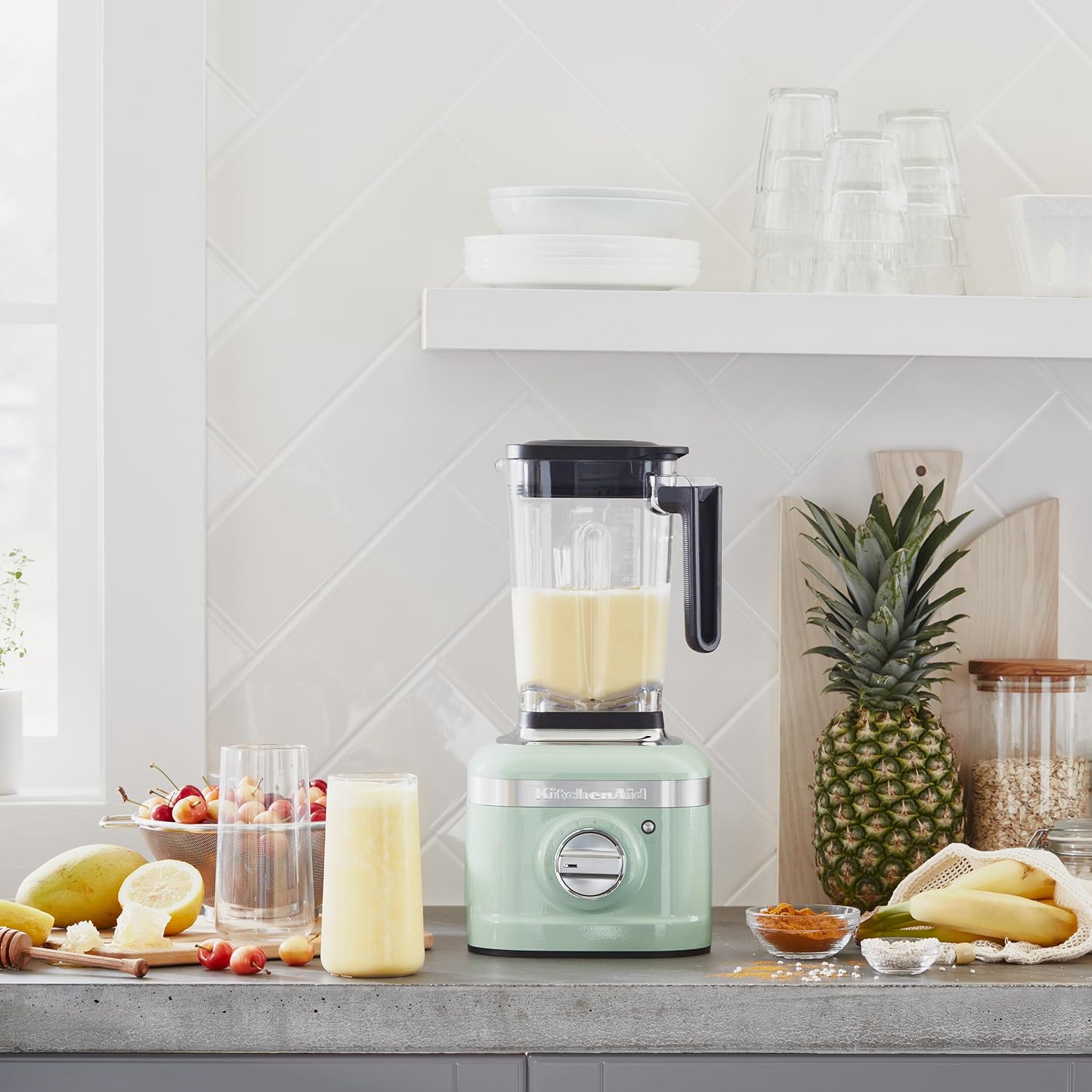 KitchenAid K400 Variable Speed Blender with Tamper - KSB4028 - Pistachio