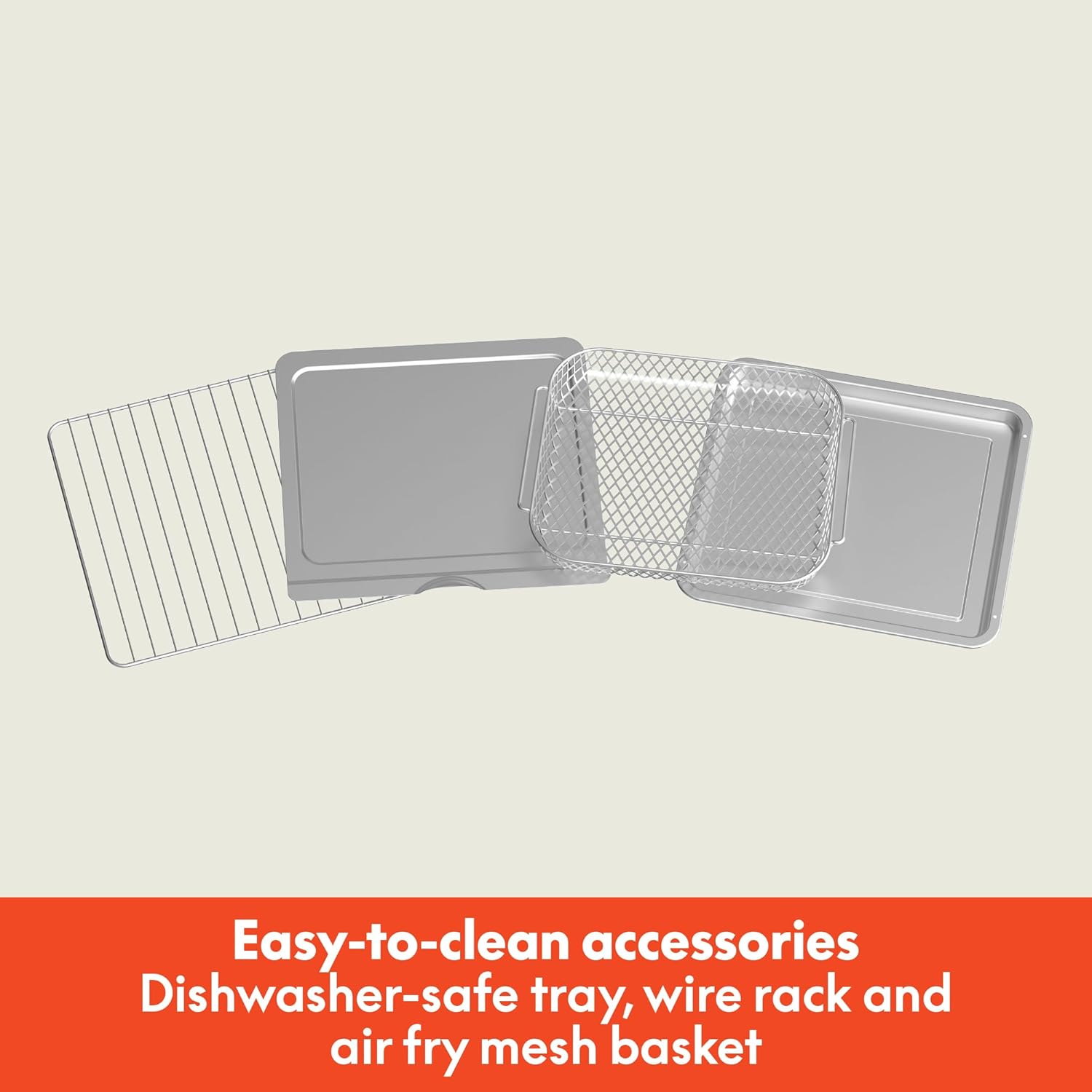 bella Air Fry Toaster Oven, 7 Preset Cooking Options, Dishwasher-Safe EverGood Coated Trays Included, 60-Minute Auto Shutoff w Audible Timer, Power Indicator Light, 1700 Watt, Plum