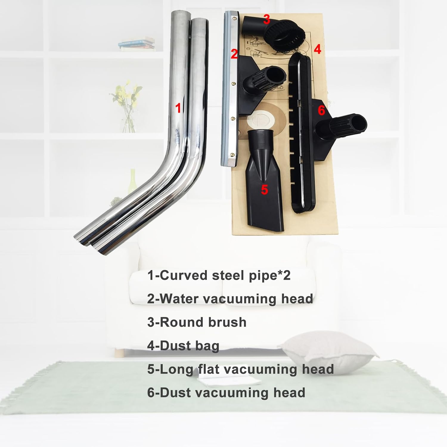 Carpet Extractor Machine 30L 3 in 1 Carpet Cleaning Machine with Sofa Polishing Function 110V 1122W for Corridor Conference Hall and Hotel (Two Packages)