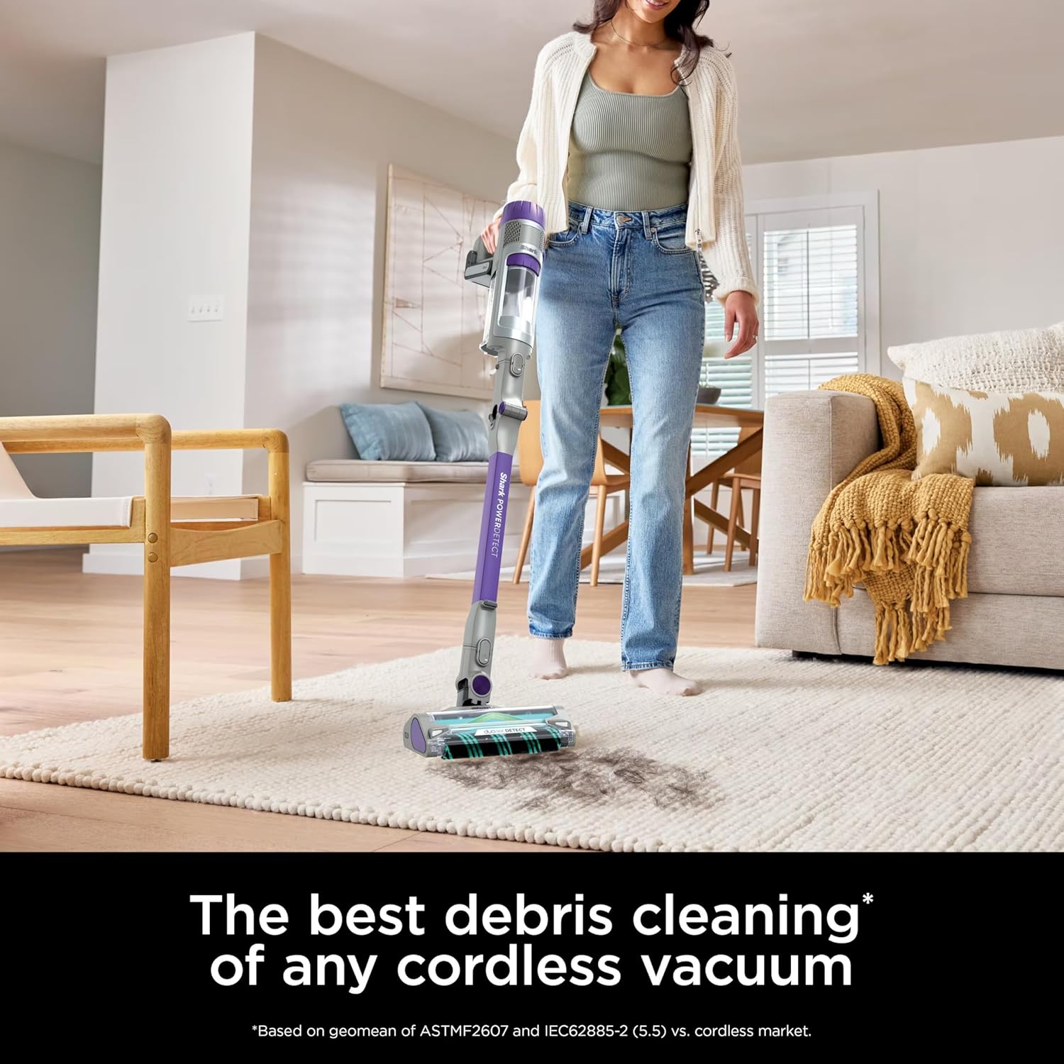 Shark IP1251 PowerDetect Cordless Stick Vacuum, HEPA Filtration, 70-Minute Runtime, Carpet & Hard Floor, Portable, XL Dust Cup, Perfect for Pet Hair, Copper (Renewed)
