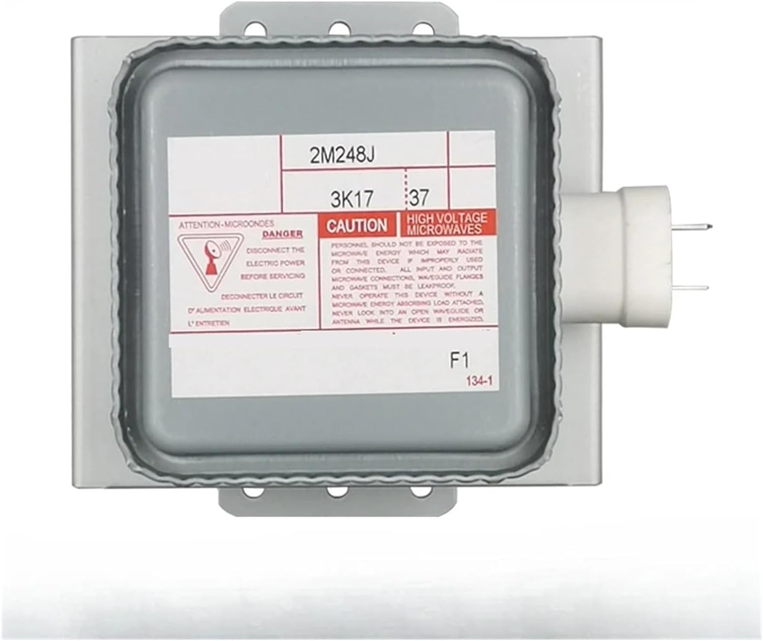 Air-Cooled Magnetron 2M248J for Microwave Oven Heating Vacuum Electronic Tube 1000W 2M248 Replacement Parts