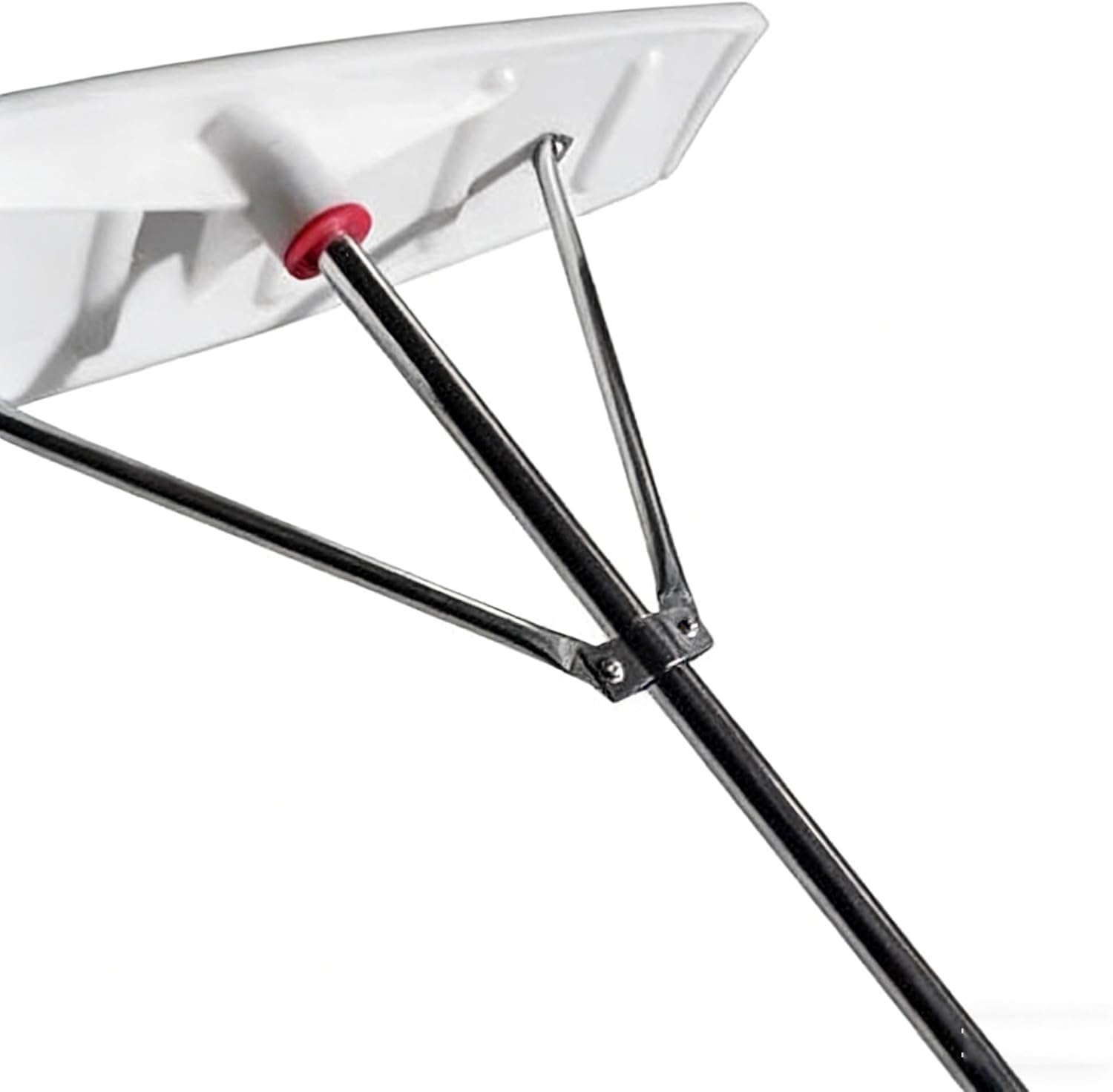 High Reach Telescopic Snow Scraper for Roof, 6m Extendable Snow Roof Rake, Anti-Shake 3-Point Connection, Thickened Pipe Wall Pole, Durable Roof Snow Removal Tool