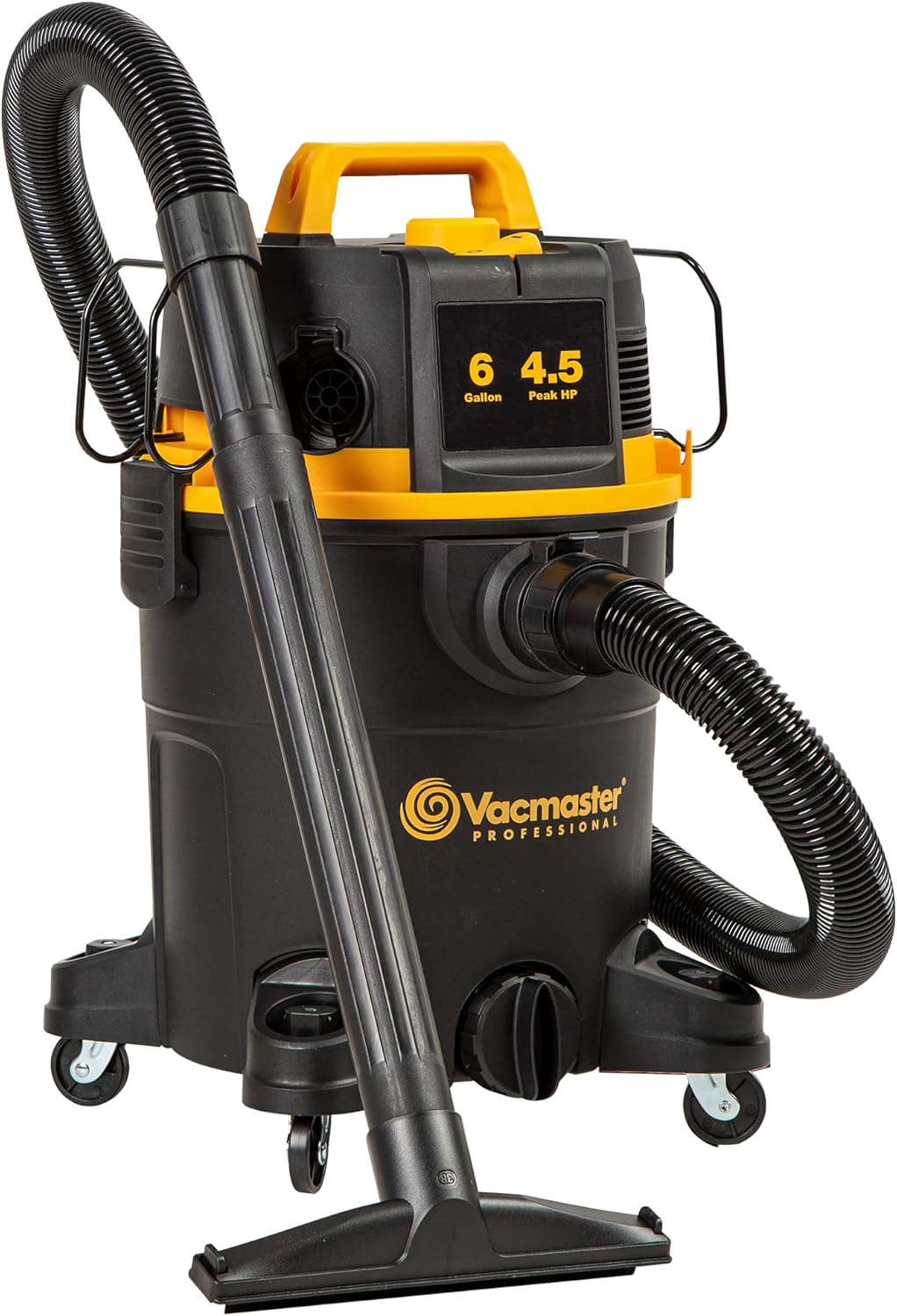 Vacmaster Professional 6 Gallon 4.5 Peak HP Wet/Dry Vacuum with Self-Cleaning Filter System - VDK611PF 0201