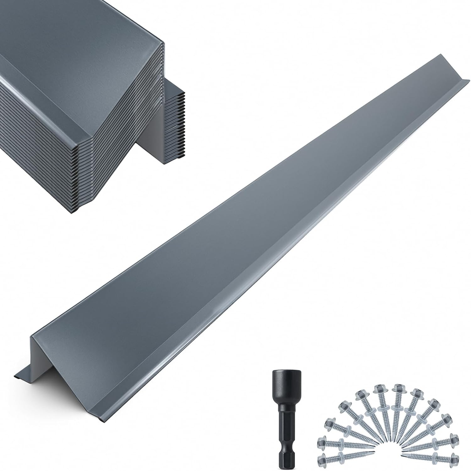 20 Pack Snow Guards/Stop for Metal Roofs, Metal Roof Snow Guards with Full Installation Kit 80FT Coverage