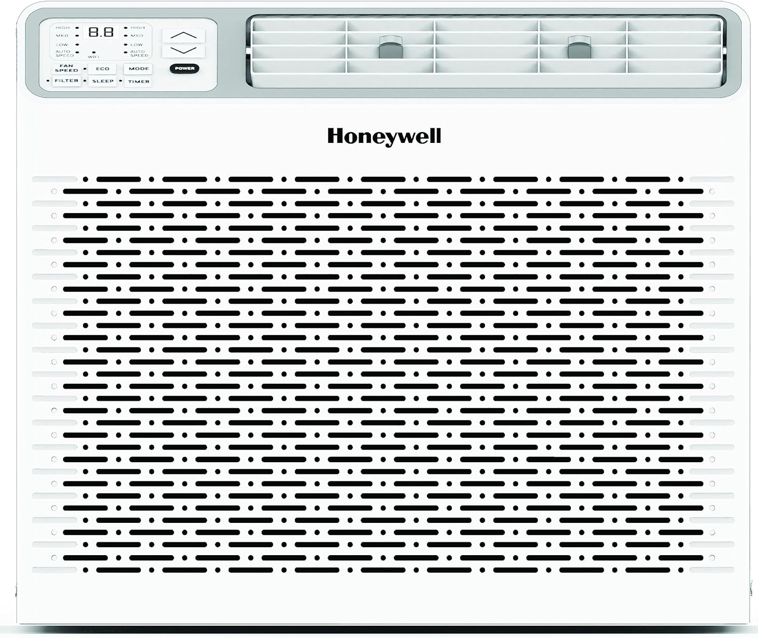 Honeywell 10,000 BTU Digital Window Air Conditioner, Remote, LED Display, 4 Modes, Eco, 450 sq ft Coverage