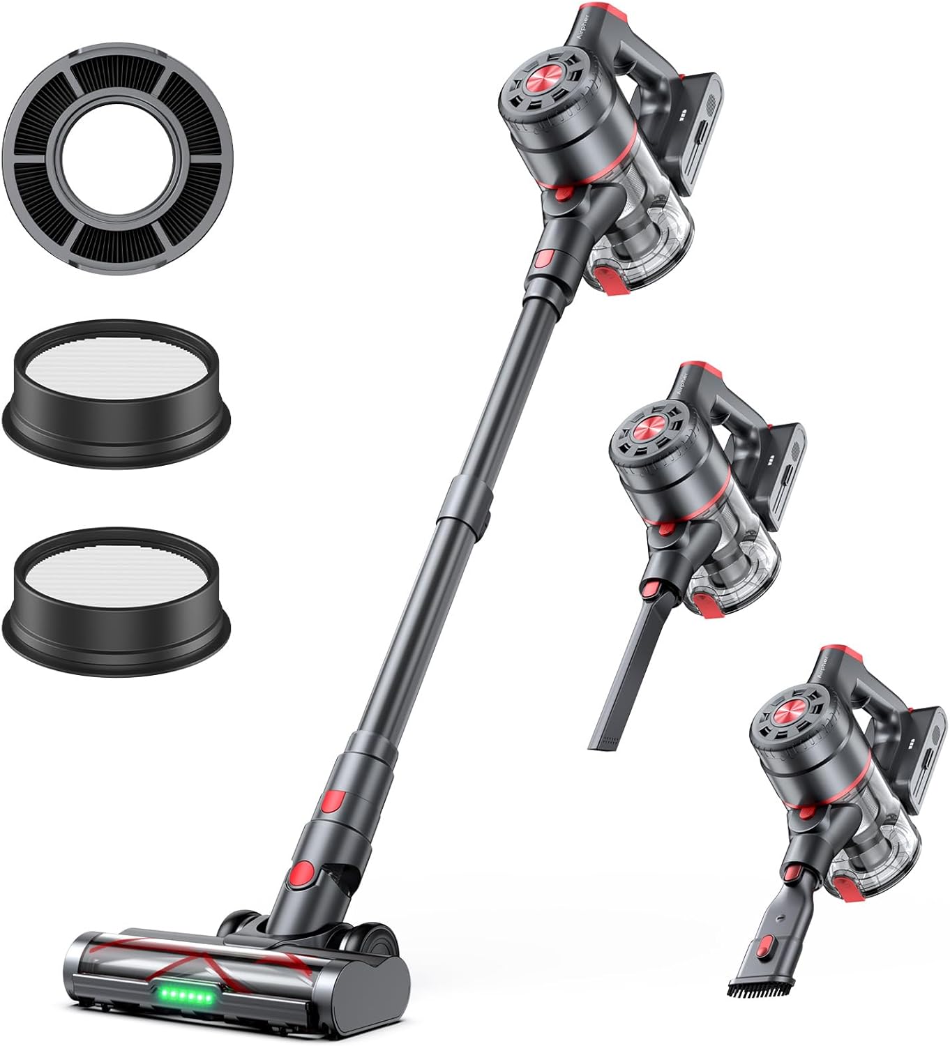 VC2 Cordless Vacuum Cleaner and 1 Air Outlet Filter Hepa and 2 Air Inlet Filter Hepa