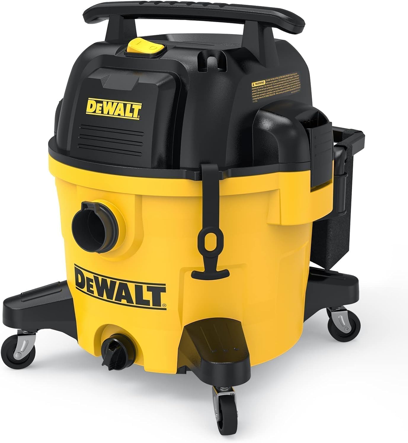 DEWALT 9 Gallon STEALTHSONIC Ultra Quiet Poly Shop Vacuum Wet/Dry, DXV09P-QTA Noise Reduction Vac for Shop, Heavy Duty Shop Vacuum for