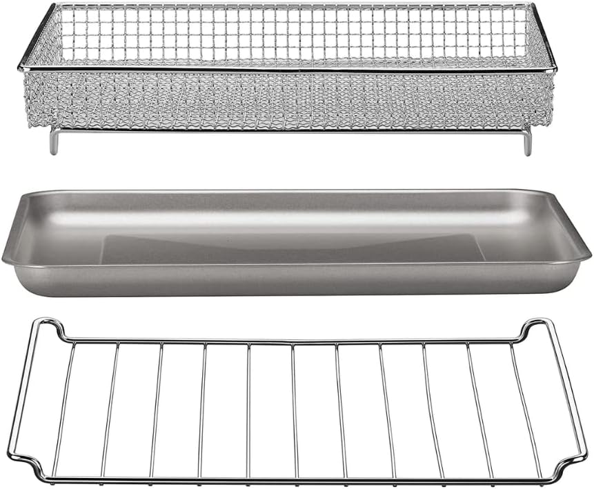 Air Fryer + Convection Toaster Oven by Cuisinart, 7-1 Oven with Bake, Grill, Broil & Warm Options, Stainless Steel, TOA-60