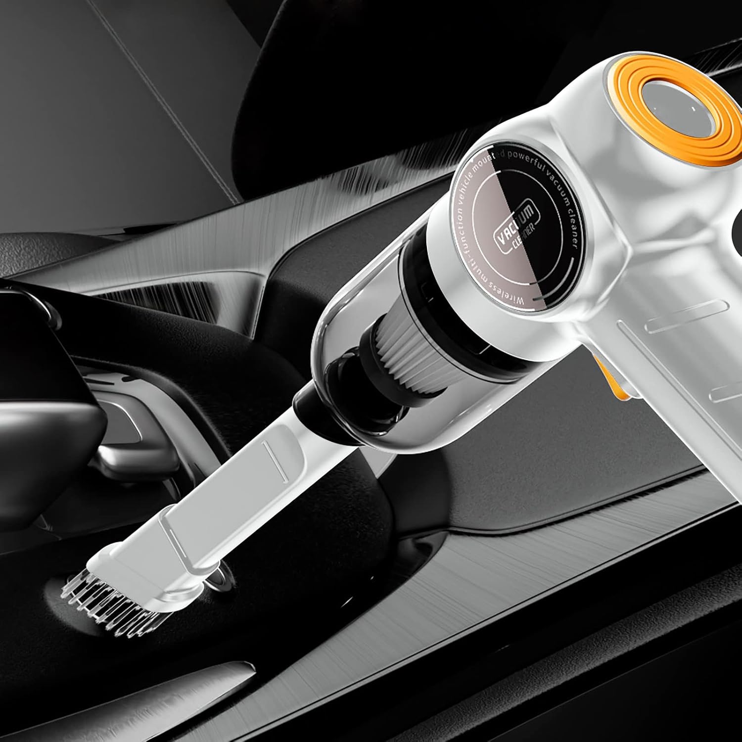 Cordless Car Vacuum with Powerful Suction, Blowing and Vacuuming 2 in 1 Vacuum Cleaner, Keyboard Cleaner, USB Rechargeable, Lightness & Cordless, Long Lasting Battery