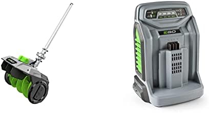 EGO Power+ SSA1200 Multi-Head Snow Shovel Attachment, Black & CH5500 56-Volt Lithium-ion Rapid Charger