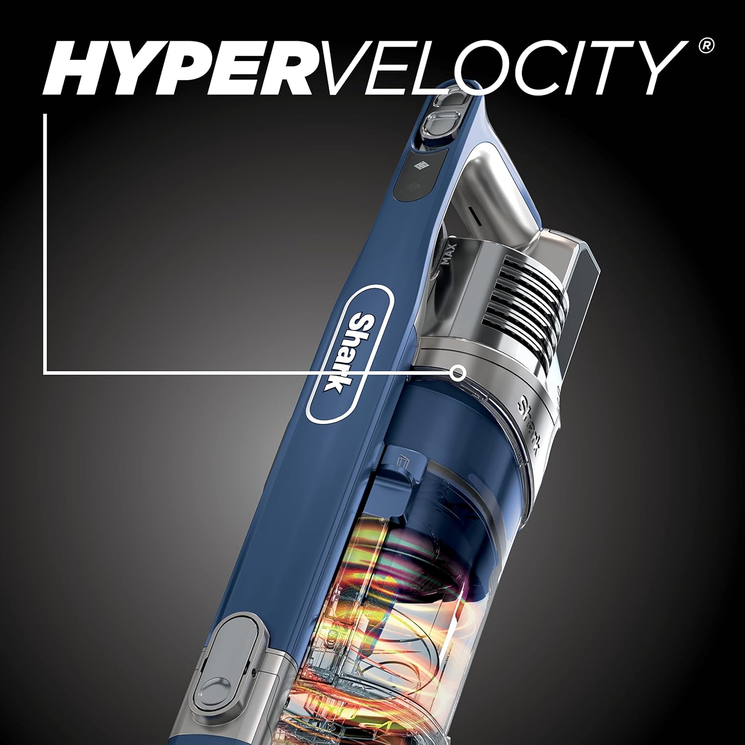 Shark Cordless Pet Plus Vacuum with HEPA Filter, Powerful Suction, Lightweight, 40min Runtime, Anti-Allergen Complete Seal, PowerFins, Self-Cleaning Brushroll, for Carpets & Hardfloors, Blue, IZ361H