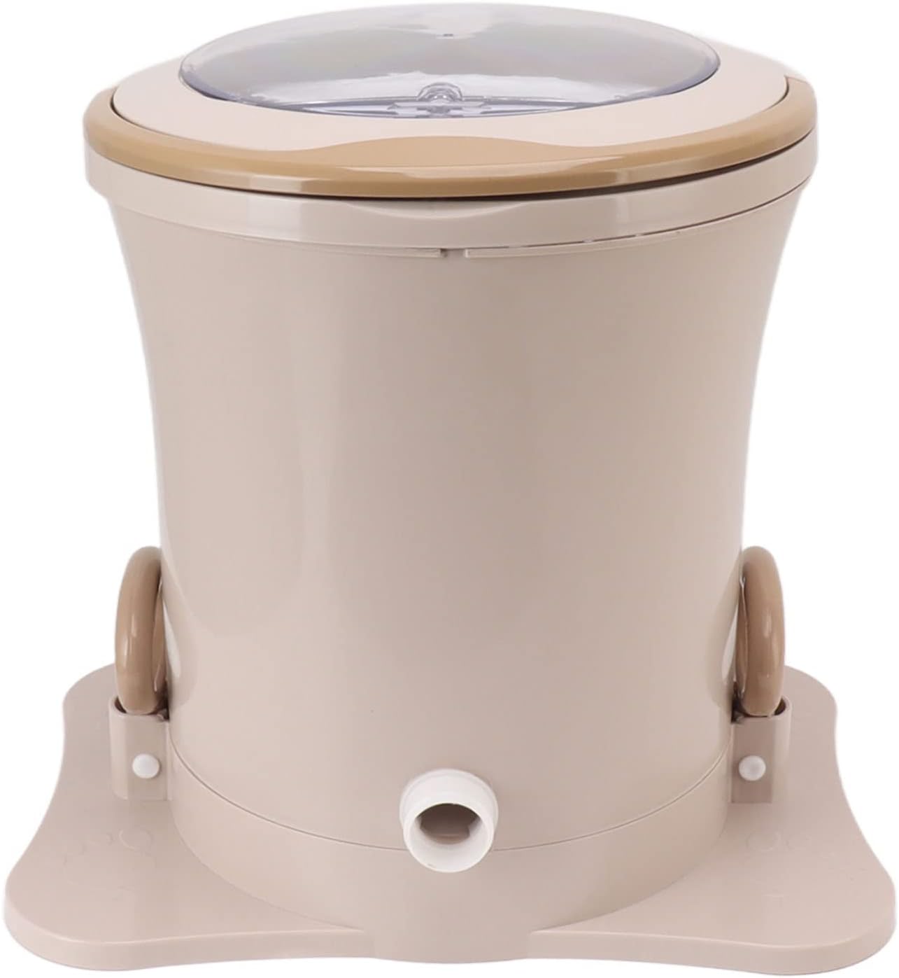 TOPINCN Mini Washing Machine, Portable Dehydrator Mini Small Portable Washer Washing Machin for Apartment, Dorm, Camping, Travel Laundry (Apricot)