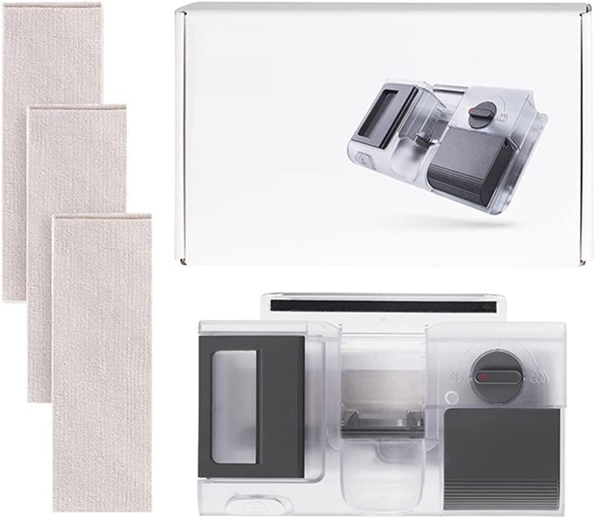 Handheld Cordless Vacuum Cleaner Mop Set Floor Brush Mopping Companion Water Tank Mop Compatible for Roborock H6 H7 Mace/Mace Plus (Color : H7)