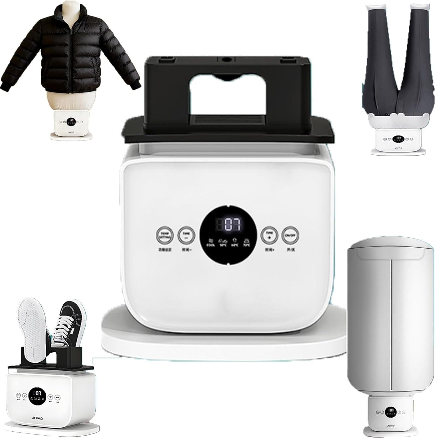 2026 New 4 in 1 Inflatable Ironing Machine Automatic Garment Steamer & Hot Air Dryer & Iron, Hands Free for Shirts/Pants/Shoes