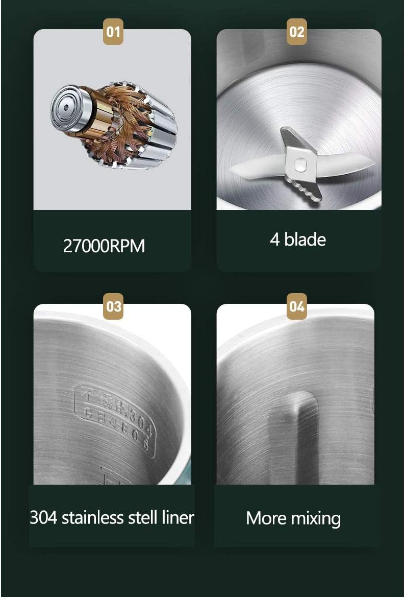 Soymilk Maker Machine Electric Juicer Blender Heatable Soya-Bean Milk Rice Paste Maker Free-filter Automatic Clean 350ml(black-JoJo's Bizarre Adventure1)