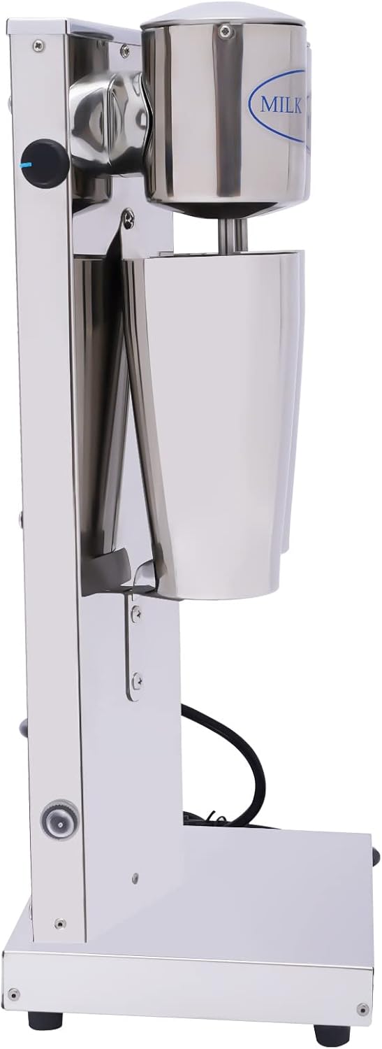 Milk Shaker Machine, Commercial Stainless Steel Milk Shaking Machine, Double Head Drink Mixer, Electric Milkshake Blender, 110V 180W