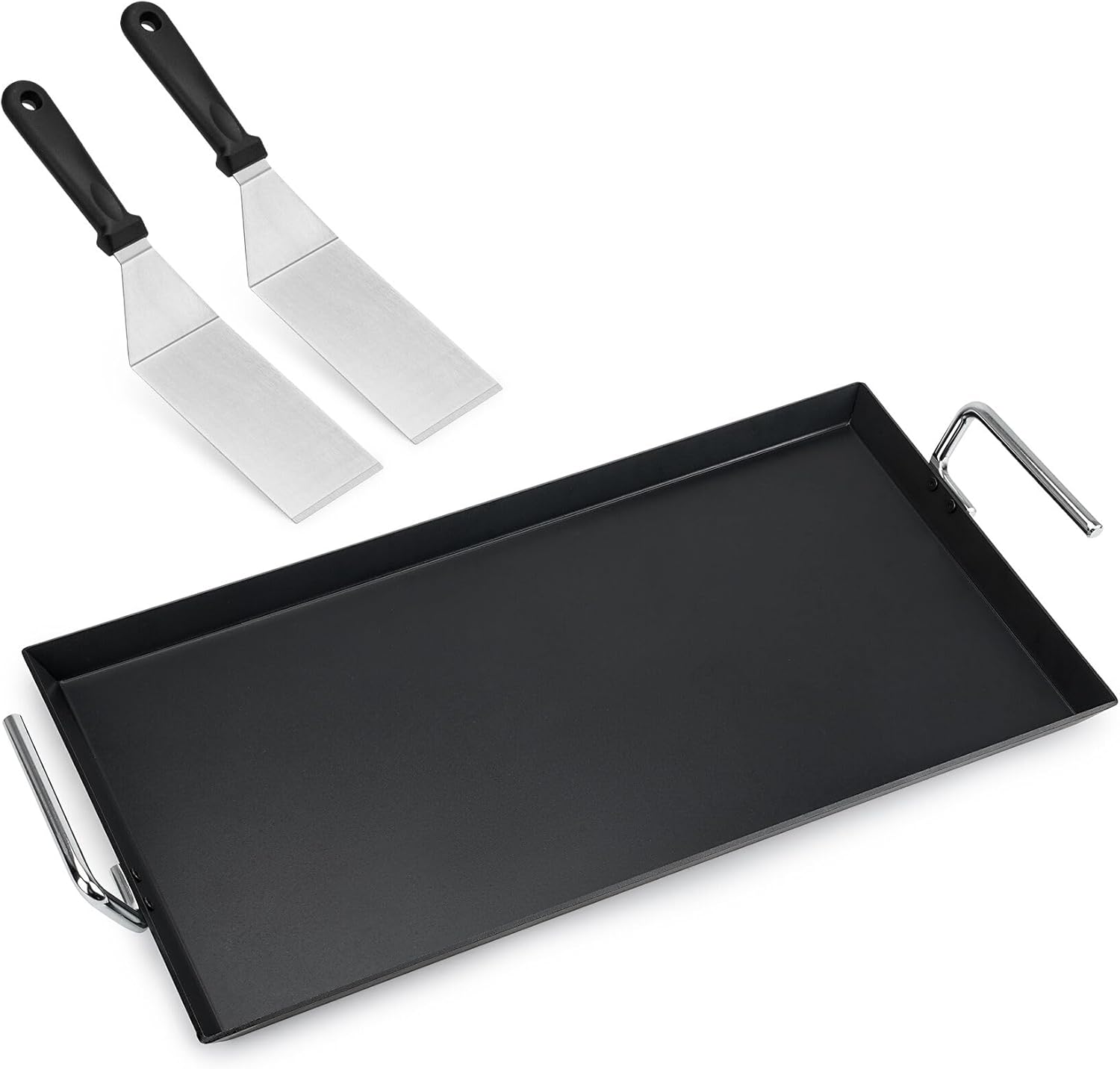 Stanbroil Double Burner Griddle Pan with 2 Spatulas, 20