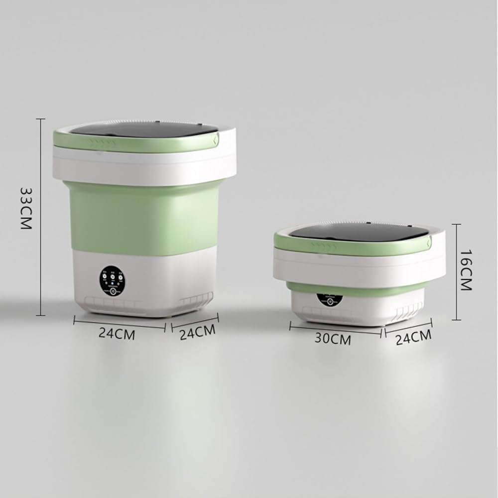 Upgraded 13L Portable Washing Machine, Washer and Dryer for Deep Cleaning of Underwear, Socks Suitable for Apartments, Dormitories, Hotels, RVs, Travel Laundry (Color:Purple)