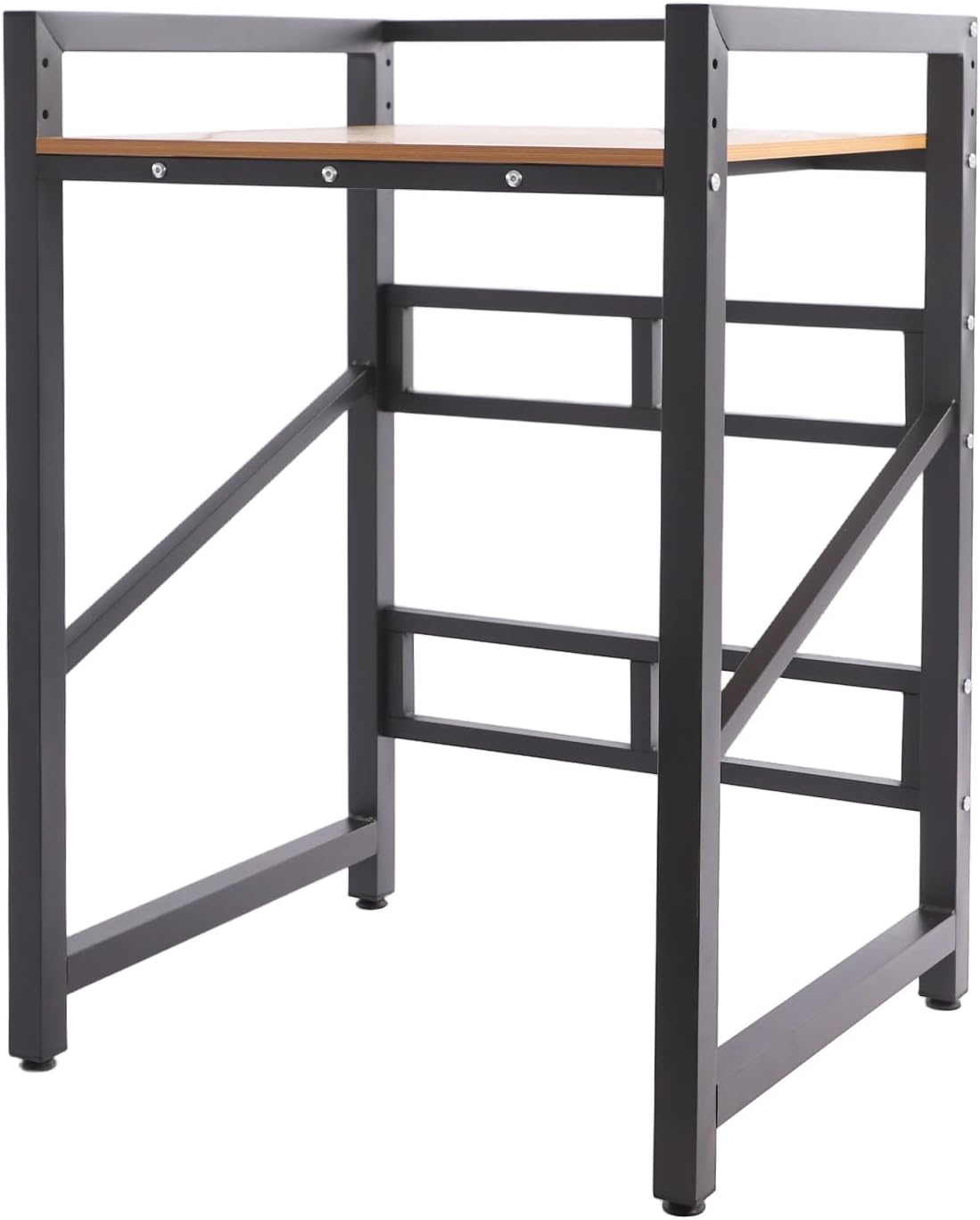 Heavy Duty Washer Dryer Stacking Kit | 3-Height Adjustable Laundry Stand with Storage Shelf | 661 lbs Capacity for Laundry Room Space Saving, Fits Most Units (Black+Yellow)