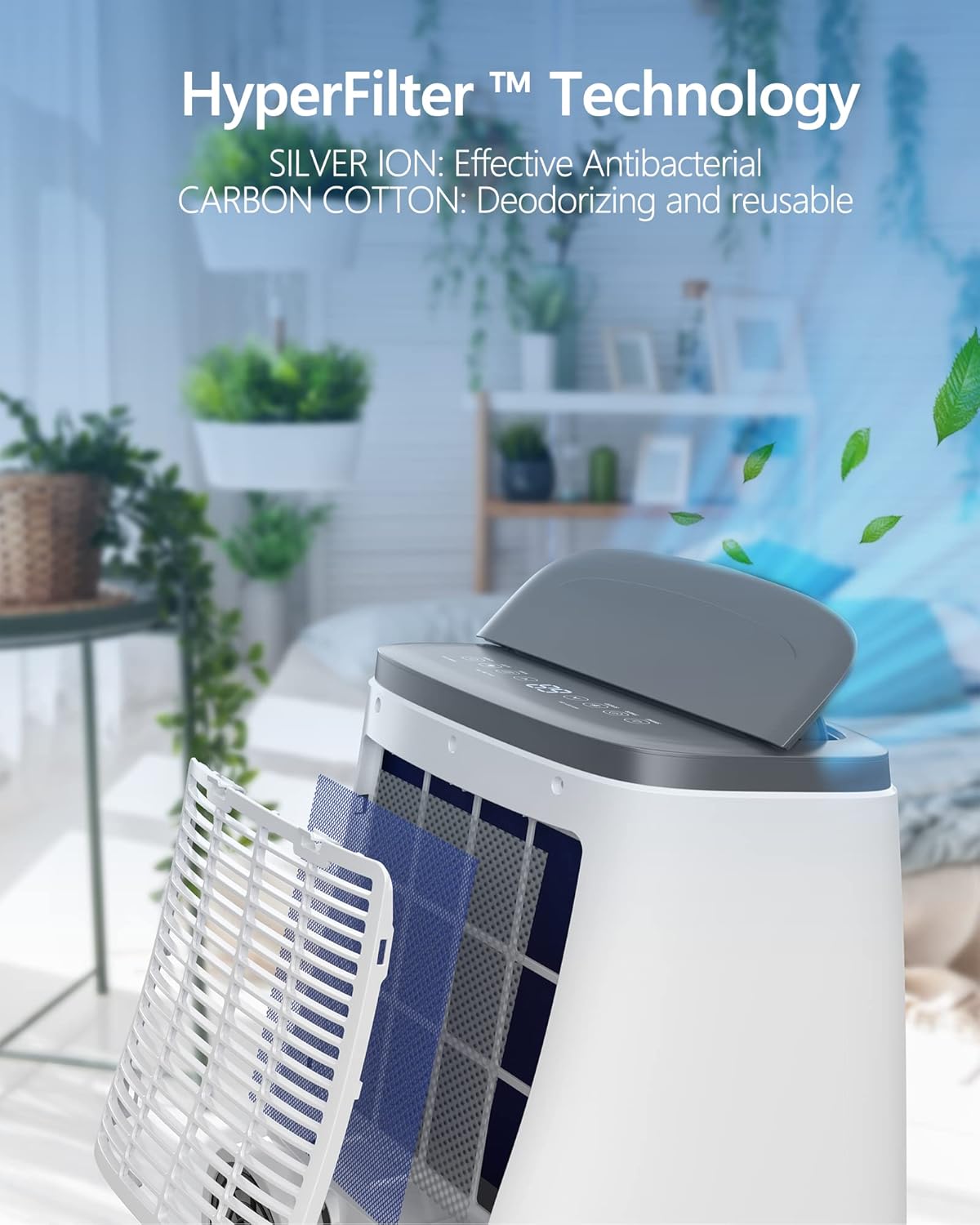 14000 BTU Portable Air Conditioner,Personal Mini Air Conditioner with Remote Control and Timer for Room Bedroom Office
