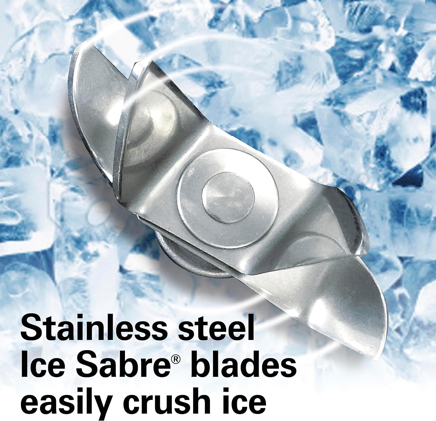 Hamilton Beach Wave Action Blender for Smoothies, Stainless Steel Ice Sabre Blades, 40oz Glass Jar, 800 Watts, Quiet Design, Black (58175)