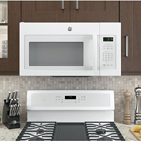 GE JNM3163DJWW 1.6 Cu. Ft. White Over-the-Range Microwave
