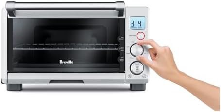 Breville BOV650XL the Compact Smart Oven Countertop Toaster Oven, Brushed Stainless Steel
