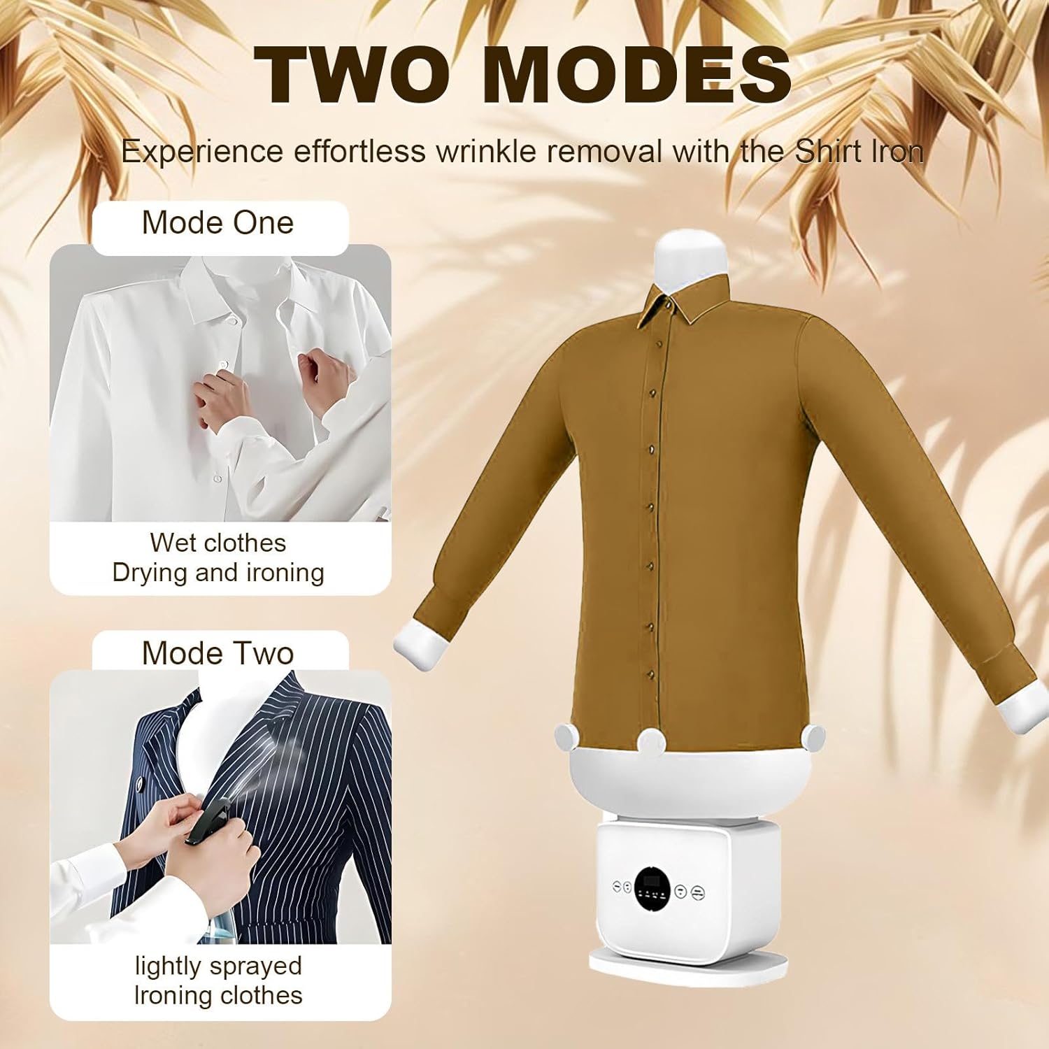 Portable Automatic Ironing Machine,1250W Wireless Vertical Steam Iron with Four Internal Sock Clips,Clothes Drying Rack & Hanging Garment Steamer for Clothes and Fabric A